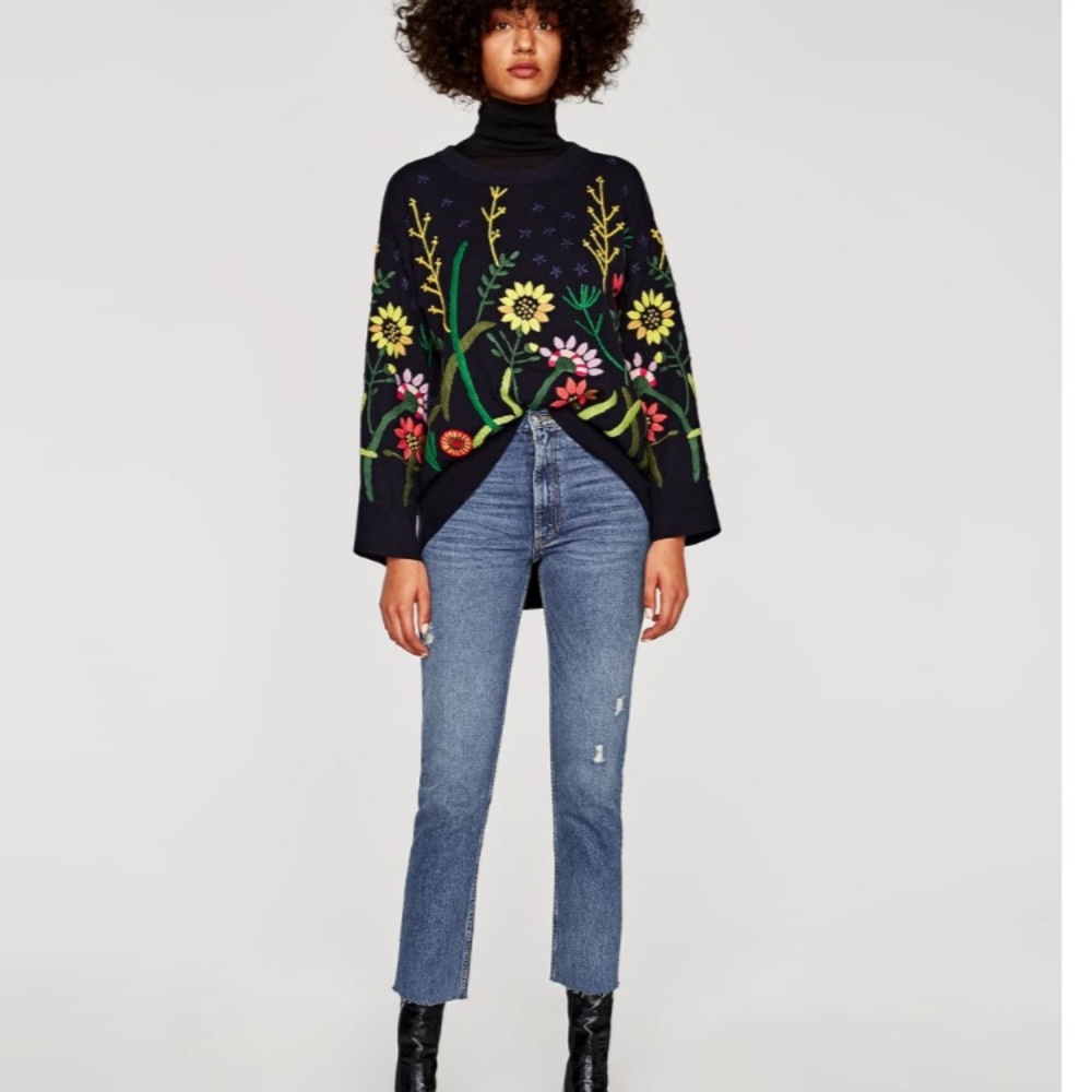 Zara High Waist Jeans